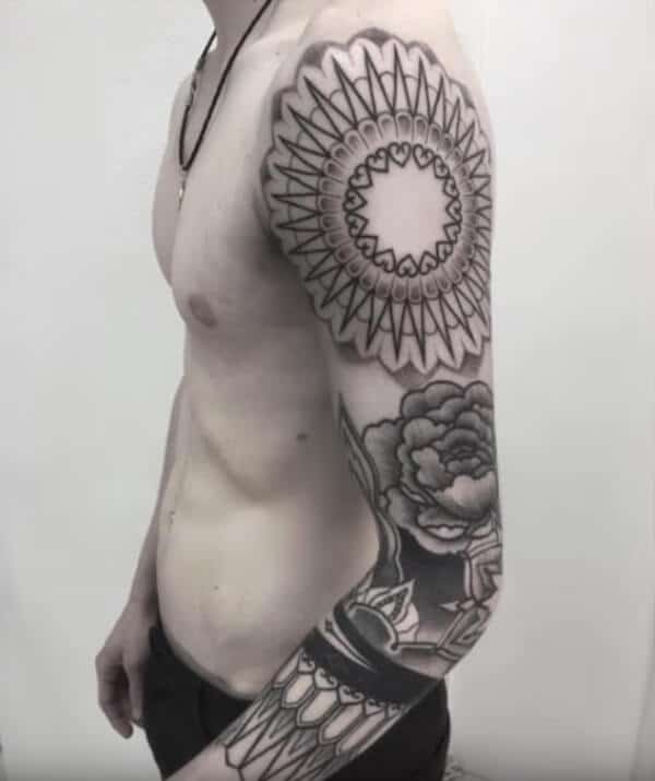 Magnificent creative sleeve tattoo designs for Boys