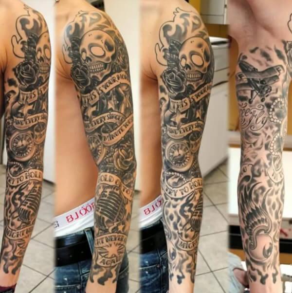 Fantastic unique sleeve tattoo ideas for Men
