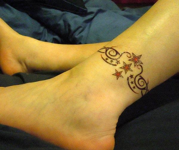 ankle band tattoo designs for girls