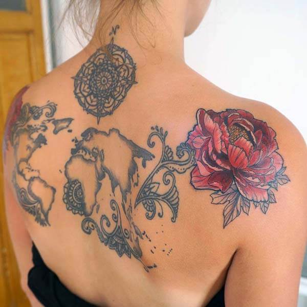 interesting and captivating back tattoo ideas for girls