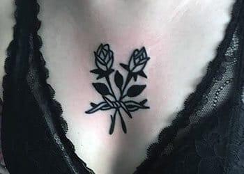 Chest Tattoo for women