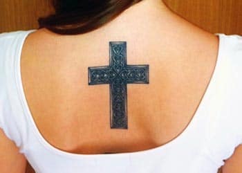 Cross Tattoo for women