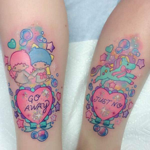 A magical cute tattoo design on forearm for ladies and girls