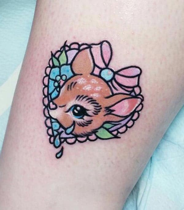 A gorgeous cute heart tattoo design for girls and women