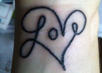 Love Tattoo Design for Women