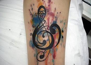 Music Tattoo Designs for Women