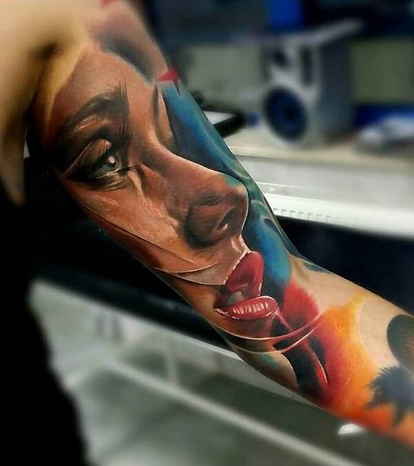 A breathtaking 3D tattoo idea for Women