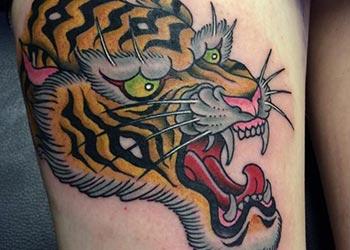 tiger tattoo for women